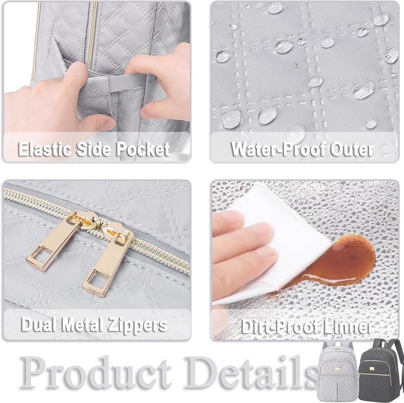 Weitars Lunch Backpack For Women Men,20L Cooler Backpack Insulated Lunch Bag For Women With Side Pockets Waterproof,Meal Prep Backpack,Adult Backpack Cooler For Lunch Picnic Hiking Camping Beach - Image 4